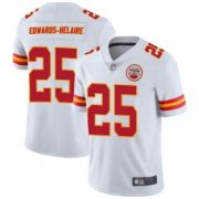 Wholesale Cheap Men's Nike Kansas City Chiefs #25 Clyde Edwards-Helaire Limited White Vapor Untouchable Jersey