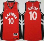 Wholesale Cheap Men's Toronto Raptors #10 Demar DeRozan Revolution 30 Swingman 2015-16 New Red Jersey