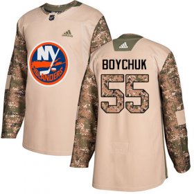 Wholesale Cheap Adidas Islanders #55 Johnny Boychuk Camo Authentic 2017 Veterans Day Stitched NHL Jersey