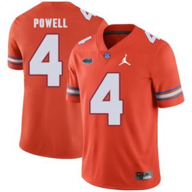 Wholesale Cheap Florida Gators 4 Brandon Powell Orange College Football Jersey