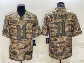 Wholesale Cheap Men\'s Dallas Cowboys #11 Micah Parsons Camo Salute To Service Stitched Jersey