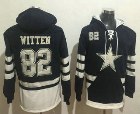 Wholesale Cheap Men\'s Dallas Cowboys #82 Jason Witten 2016 Navy Blue Team Color Stitched NFL Hoodie