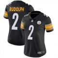 Wholesale Cheap Nike Steelers #2 Mason Rudolph Black Team Color Women's Stitched NFL Vapor Untouchable Limited Jersey