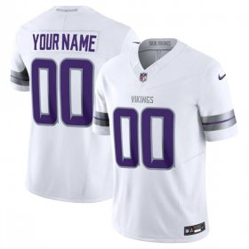 Wholesale Cheap Men\'s Minnesota Vikings Active Player Custom White F.U.S.E. Winter Warrior Limited Stitched Jersey