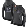 Wholesale Cheap NFL Women's Nike Cincinnati Bengals #85 Tyler Eifert Stitched Black Anthracite Salute to Service Player Performance Hoodie