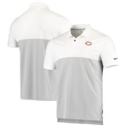 Wholesale Cheap Chicago Bears Nike Sideline Early Season Performance Polo White Gray