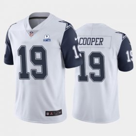 Wholesale Cheap Men\'s Dallas Cowboys #19 Amari Cooper Color Rush 60th Anniversary Vapor Untouchable Stitched NFL Nike Limited Jersey