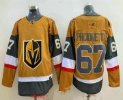 Wholesale Cheap Men's Vegas Golden Knights #67 Max Pacioretty Gold 2020-21 Alternate Stitched Adidas Jersey