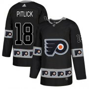 Wholesale Cheap Adidas Flyers #18 Tyler Pitlick Black Authentic Team Logo Fashion Stitched NHL Jersey