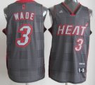 Wholesale Cheap Miami Heat #3 Dwyane Wade Black Rhythm Fashion Jersey