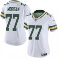 Cheap Women's Green Bay Packers #77 Jordan Morgan White 2024 Draft Vapor Untouchable Limited Football Stitched Jersey(Run Small)