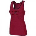 Wholesale Cheap Women's Nike Atlanta Falcons Heart & Soul Tri-Blend Racerback Stretch Tank Top Red