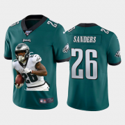 Cheap Philadelphia Eagles #26 Miles Sanders Nike Team Hero 1 Vapor Limited NFL 100 Jersey Green