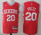 Wholesale Cheap Men's 2017 Draft Philadelphia 76ers #20 Markelle Fultz Red Stitched NBA adidas Revolution 30 Swingman Jersey