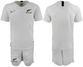 Wholesale Cheap New Zealand Blank White Home Soccer Country Jersey