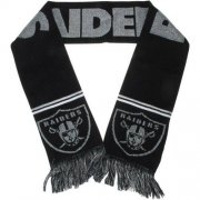 Wholesale Cheap Las Vegas Raiders Ladies Metallic Thread Scarf Black