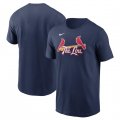 Cheap Men's St. Louis Cardinals Navy 2024 City Connect Wordmark T-Shirt