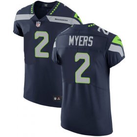 Wholesale Cheap Nike Seahawks #2 Jason Myers Steel Blue Team Color Men\'s Stitched NFL Vapor Untouchable Elite Jersey