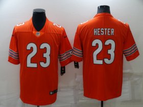 Wholesale Cheap Men\'s Chicago Bears #23 Devin Hester Orange Vapor Limited 2020 NFL Draft Jersey