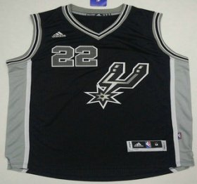 Wholesale Cheap Men\'s San Antonio Spurs #22 Tiago Splitter Revolution 30 Swingman 2015-16 New Black Jersey