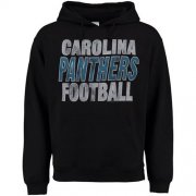 Wholesale Cheap Carolina Panthers Junk Food Kickoff Pullover Hoodie Black