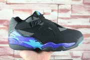 Wholesale Cheap Air Jordan 8 Low Aqua Black/Ture Blue-Grey