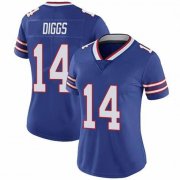 Wholesale Cheap Women's Buffalo Bills #14 Stefon Diggs Royal Blue Vapor Untouchable Stitched NFL Nike Limited Jersey