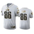 Wholesale Cheap Philadelphia Eagles #86 Zach Ertz Men's Nike White Golden Edition Vapor Limited NFL 100 Jersey