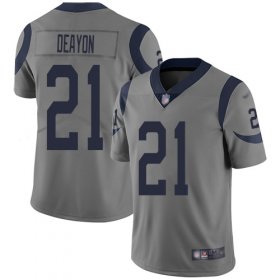 Wholesale Cheap Nike Rams #21 Donte Deayon Gray Men\'s Stitched NFL Limited Inverted Legend Jersey