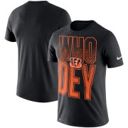 Wholesale Cheap Cincinnati Bengals Nike Local Verbiage Performance T-Shirt Black