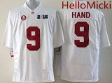 Wholesale Cheap Men's Alabama Crimson Tide #9 Da'Shawn Hand White 2016 BCS College Football Nike Limited Jersey