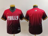 Youth Philadelphia Phillies Blank Red 2024 City Connect Limited Jersey