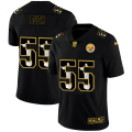 Wholesale Cheap Pittsburgh Steelers #55 Devin Bush Nike Carbon Black Vapor Cristo Redentor Limited NFL Jersey