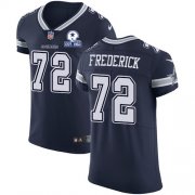 Wholesale Cheap Nike Cowboys #72 Travis Frederick Navy Blue Team Color Men's Stitched With Established In 1960 Patch NFL Vapor Untouchable Elite Jersey