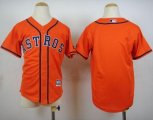 Wholesale Cheap Astros Blank Orange Cool Base Stitched Youth MLB Jersey