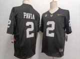 Cheap Men's Vanderbilt Commodores #2 Diego Pavia Black FUSE College Football Jersey