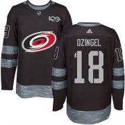 Wholesale Cheap Adidas Hurricanes #18 Ryan Dzingel Black 1917-2017 100th Anniversary Stitched NHL Jersey