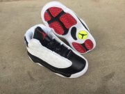 Wholesale Cheap Little Kids Jordan 13 Shoes White Black Red