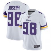 Wholesale Cheap Nike Vikings #98 Linval Joseph White Men's Stitched NFL Vapor Untouchable Limited Jersey