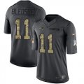 Wholesale Cheap Nike Patriots #11 Drew Bledsoe Black Men's Stitched NFL Limited 2016 Salute To Service Jersey