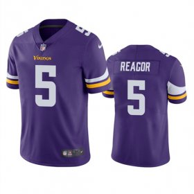 Wholesale Cheap Men\'s Minnesota Vikings #5 Jalen Reagor Purple Vapor Untouchable Stitched Jersey