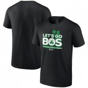 Wholesale Cheap Men's Boston Celtics Black 2024 Eastern Conference Champions Layup Drill T-Shirt