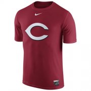 Wholesale Cheap Cincinnati Reds Nike Authentic Collection Legend Logo 1.5 Performance T-Shirt Red