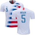 Wholesale Cheap USA #5 Besler Home Soccer Country Jersey