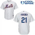 Wholesale Cheap Mets #21 Todd Frazier White(Blue Strip) New Cool Base Stitched MLB Jersey