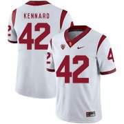 Wholesale Cheap USC Trojans 42 Devon Kennard White College Football Jersey