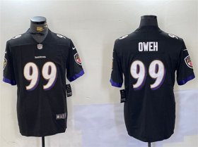 Cheap Men\'s Baltimore Ravens #99 Jayson Oweh Black Vapor Limited Limited Football Jersey