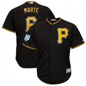 Wholesale Cheap Pirates #6 Starling Marte Black 2019 Spring Training Cool Base Stitched MLB Jersey