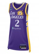 Cheap Women Los Angeles Sparks #2 Te'a Cooper Purple Stitched WNBA Jersey