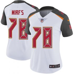 Wholesale Cheap Nike Buccaneers #78 Tristan Wirfs White Women\'s Stitched NFL Vapor Untouchable Limited Jersey